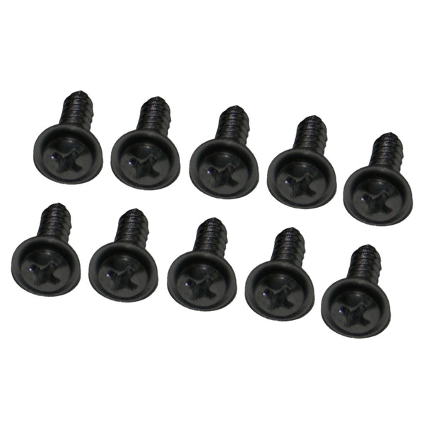 1964-72 GM Front Interior Lower Door Frame Screws Black 10pc