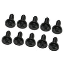 1964-72 GM Front Interior Lower Door Frame Screws Black 10pc