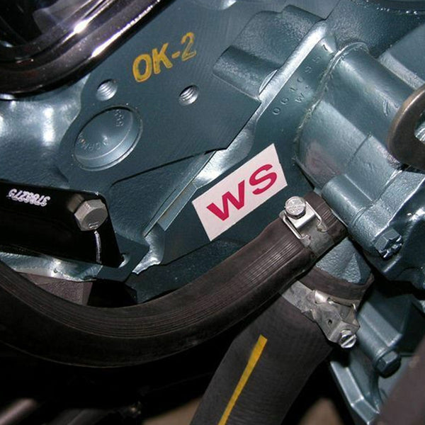 Pontiac GTO Reproduction Engine Decals WS 1967 GTO 400 / 360 HP Manaual Trans - H.O.