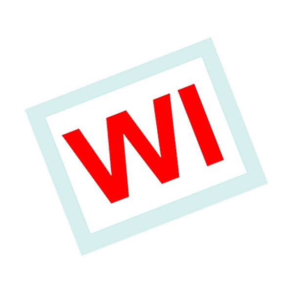 1967 Pontiac Firebird Engine WI Decal 400 Ram Air, 325 HP, Manual Trans, 1pc