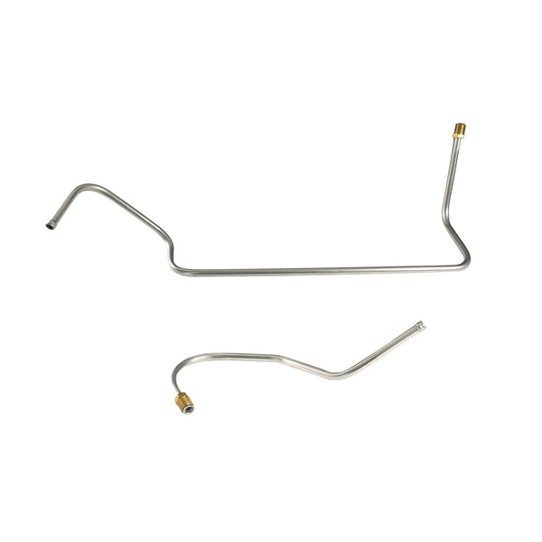 1973-79 International Scout V8 345/392 Thermoquad Pump to Carb Lines 2pc, OE Steel