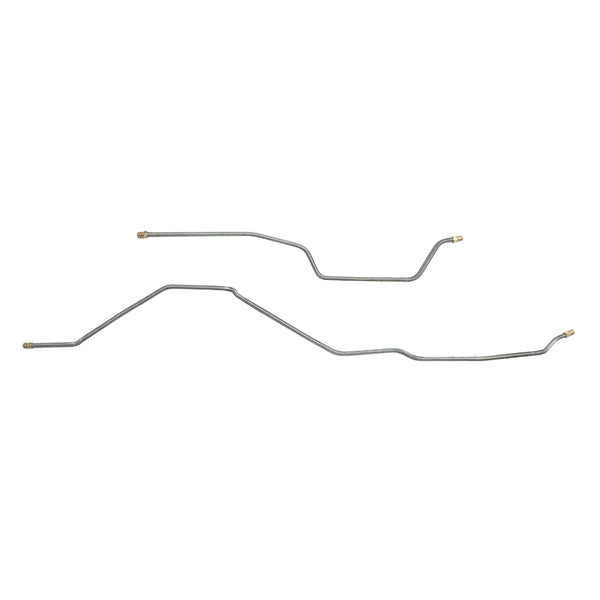 1974-91 Jeep Cherokee/Wagoneer Two-Door (Only) 3/16" Rear Axle Brake Lines 2pc, OE Steel
