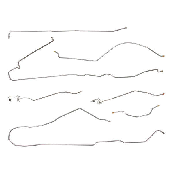 1980-85 Jeep Cherokee/Wagoneer Brake Line Kit 7pc AMC20 - OE