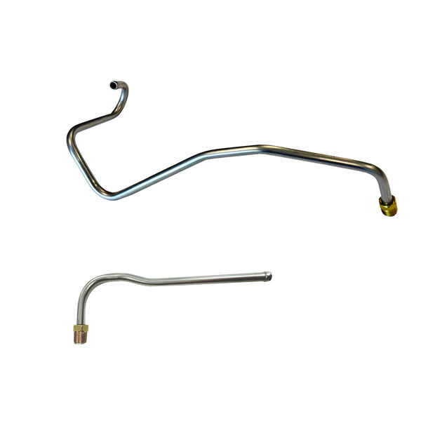 1979 Jeep CJ-5/7 304CID V8 2/4bbl Motorcraft Pump to Carb Lines 2pc, OE Steel
