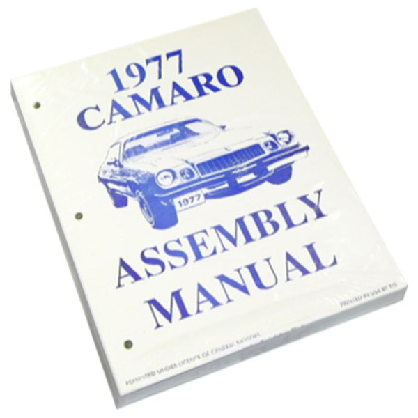 1977 Chevrolet Camaro Factory Assembly Manual