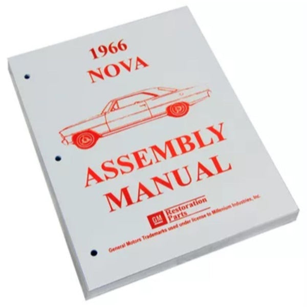 1966 Chevrolet Nova Chevy II Factory Assembly Manual