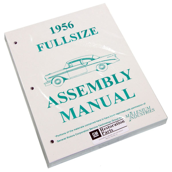 1956 Chevrolet Full Size Car Factory Assembly Manual