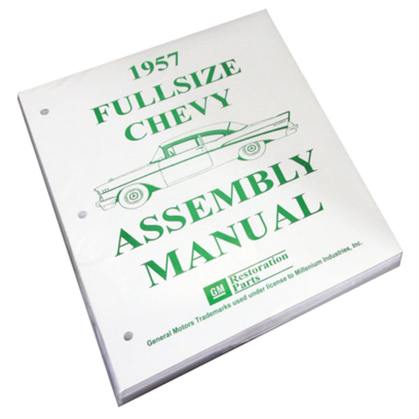 1957 Chevrolet Full Size Car Factory Assembly Manual