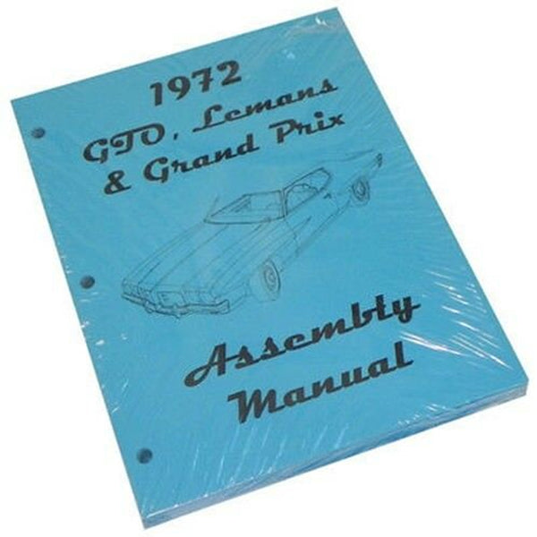 1972 Pontiac Lemans GTO Factory Assembly Manual