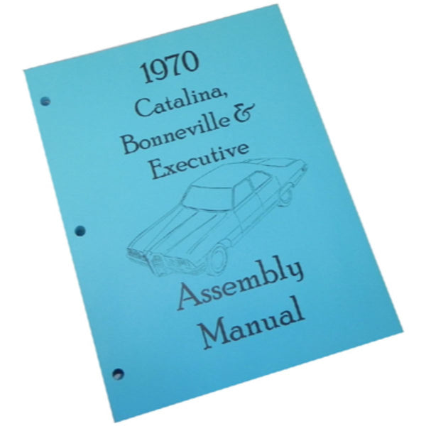 1970 Pontiac Catalina Bonneville Factory Assembly Manual