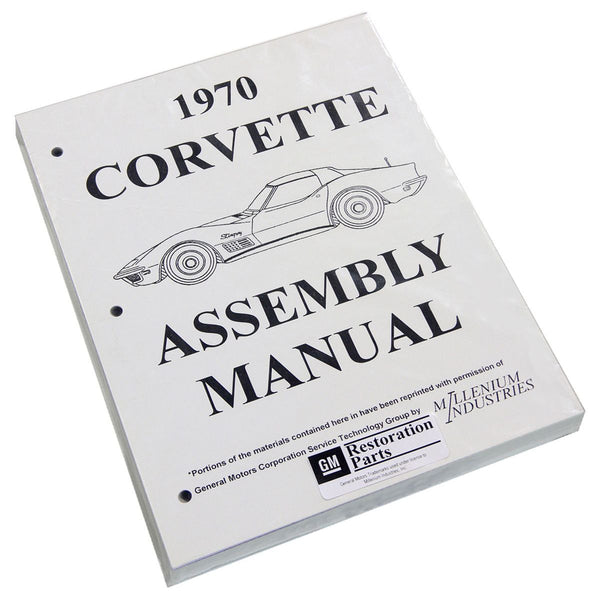 1970 Chevrolet Corvette Factory Assembly Manual