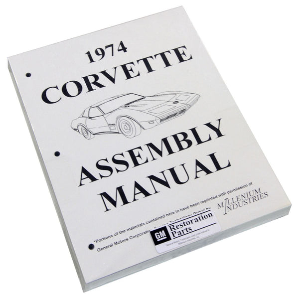 1974 Chevrolet Corvette Factory Assembly Manual