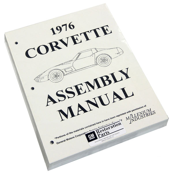 1976 Chevrolet Corvette Factory Assembly Manual
