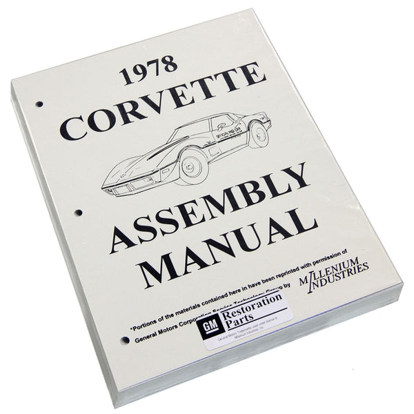 Factory Assembly Manual 1978 Corvette