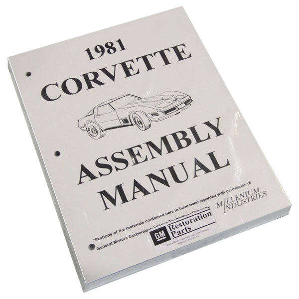 Factory Assembly Manual 1981 Corvette