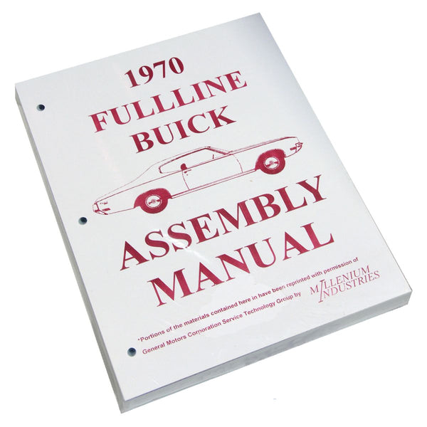 Factory Assembly Manual - 1970 Buick Skylark/Full Size