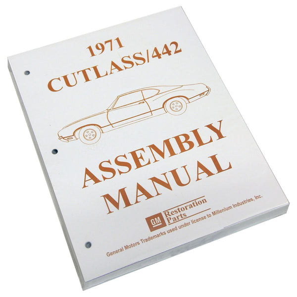 Factory Assembly Manual 1971 Cutlass