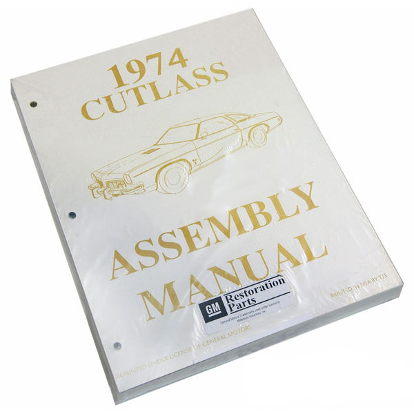 1974 Oldsmobile Cutlass Factory Assembly Manual