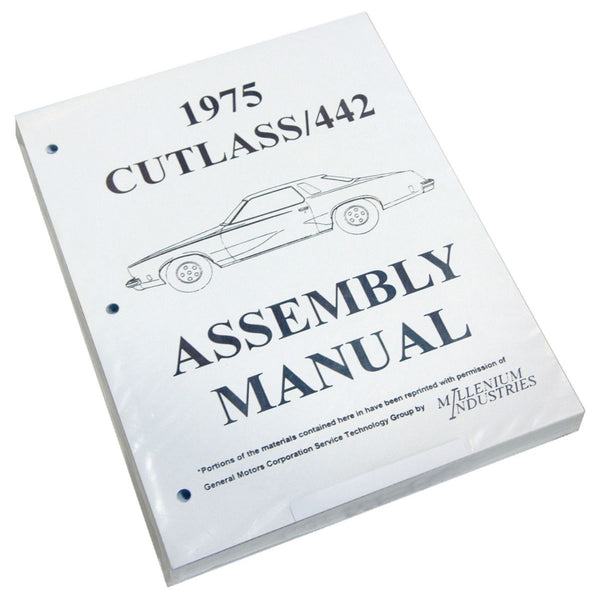 1975 Oldsmobile Cutlass Factory Assembly Manual
