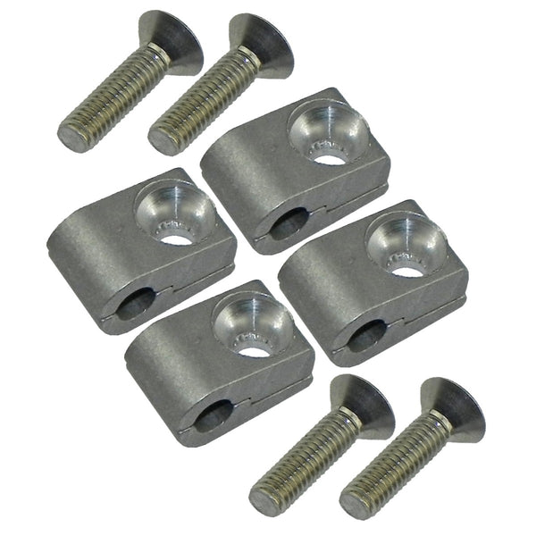 3/16" Billet Line Clamps 4pc