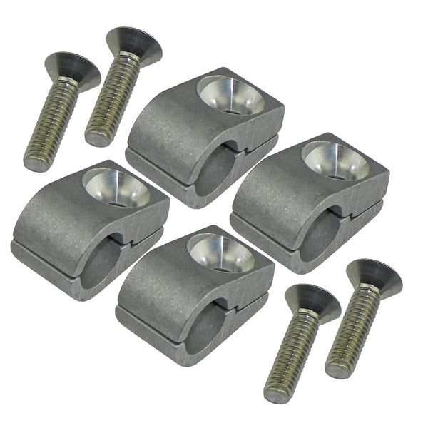 3/8" Billet Line Clamps 4pc