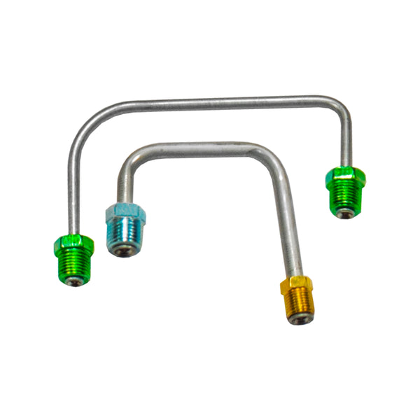 Generic Disc Brake Conversion Master Cylinder to Prop Valve Lines, Stainless