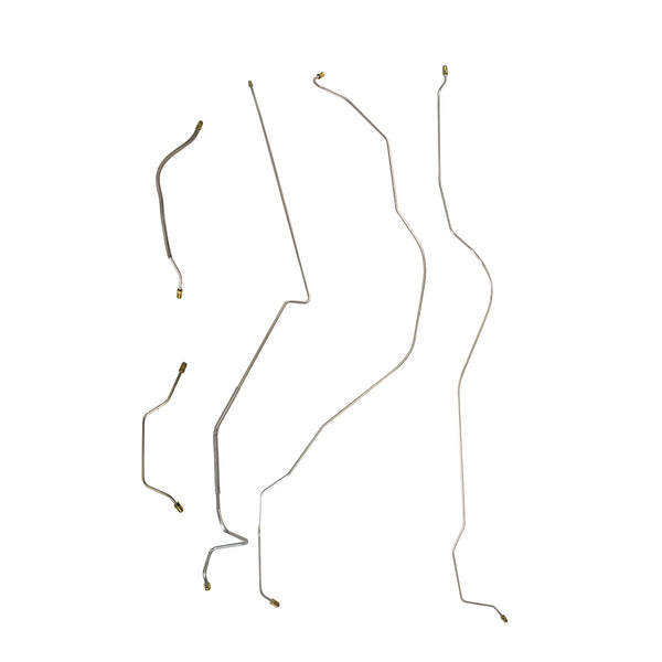 1956 Lincoln Continental Brake Line Kit 4pc, OE Steel