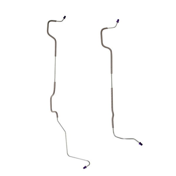 1970-74 Lincoln Mark III Rear Axle Brake Lines 2pc, OE Steel