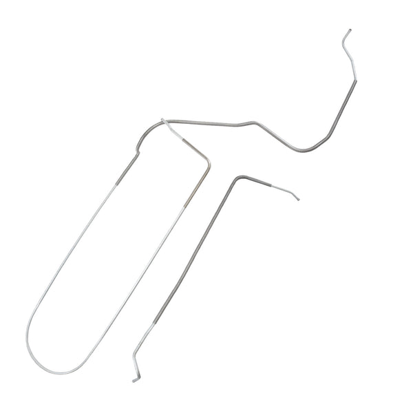 1961 Lincoln 3/8" Main Fuel Lines 2pc, OE Steel