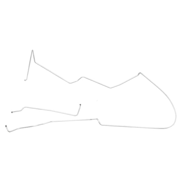 1968-69 Mercury Cyclone Tank to Pump 3/8" Main Fuel Lines 2pc, OE Steel