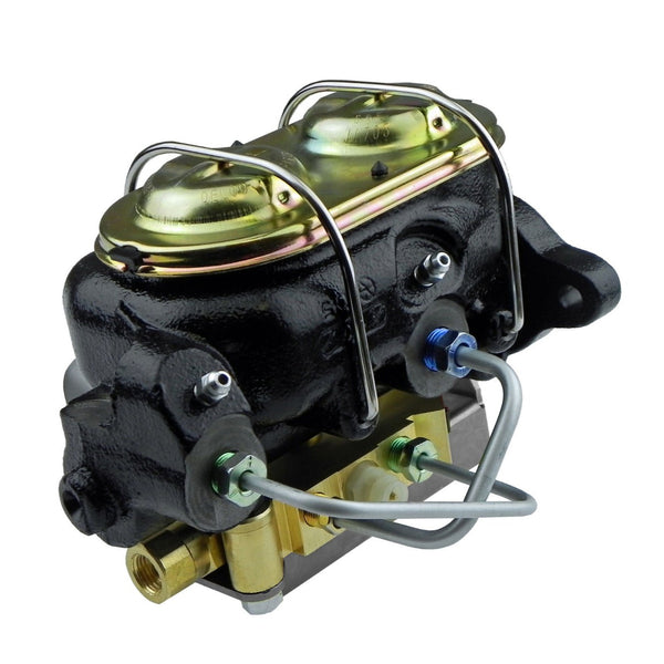 Disc Front Drum Rear Brake Conversion Master Cylinder, Proportioning Valve, Lines, And Bracket