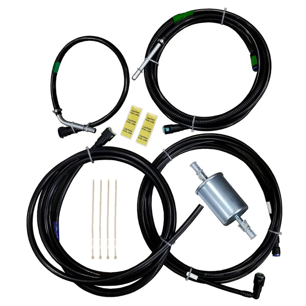 1999-03 Chevrolet GMC Silverado Sierra V8 (Excl. Flex Fuel & Diesel) Supply, Return, & Vapor Complete Nylon Fuel Line Kit