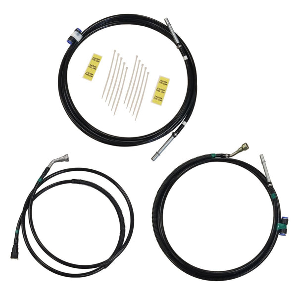 2004-05 Chevrolet Silverado GMC Sierra 5.3L w/Flex (Fuel Rail To Tank) Supply & Vapor Nylon Fuel Line Kit