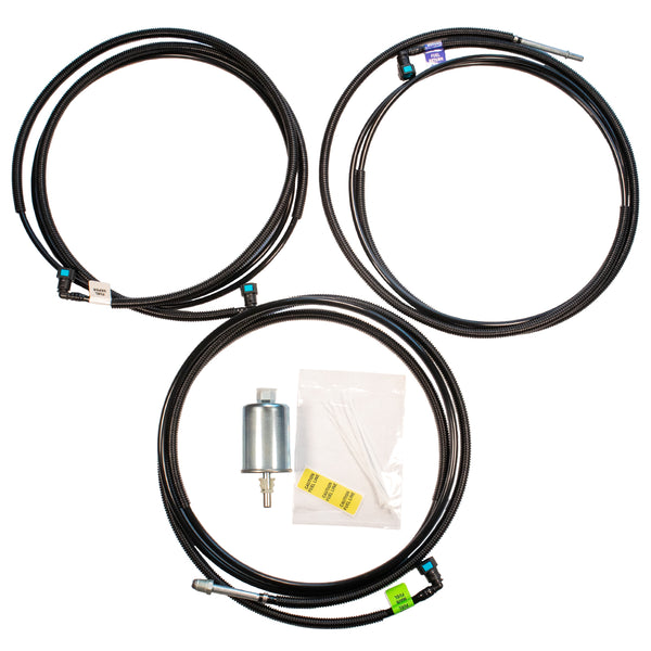 2000-05 Buick Oldsmobile Pontiac LeSabre Aurora Bonneville 3.5L V6 Supply, Return, & Vapor Complete Nylon Fuel Line Kit