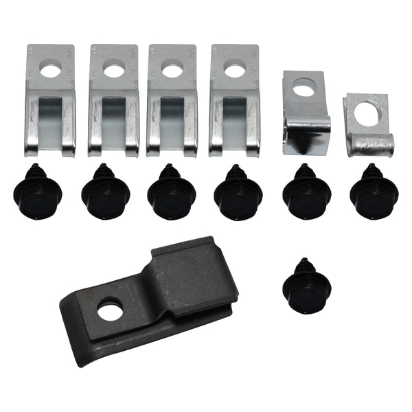 1971-72 GM Olds Cutlass 442 A-Body Fuel Line Clip Kit Fuel With Vapor & Return Fuel Line 14pc