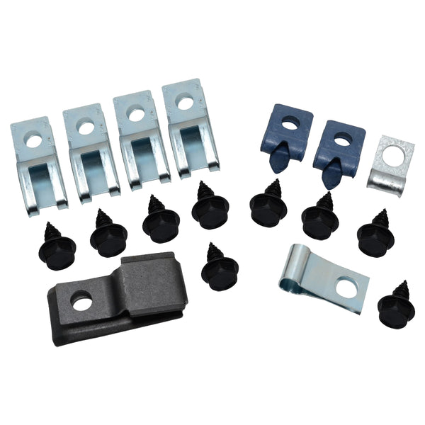 1970 GM Olds California EMS Cutlass 442 A-Body Fuel Line Clip Kit Fuel With Vapor & Return Fuel Line 18pc