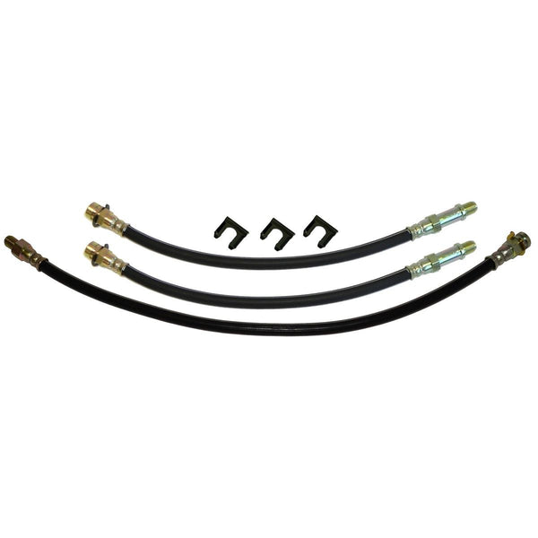 1961 Buick Special Front Drum / Rear Drum 3 hose Kit. This is for cars with factory drum brakes. 6pc