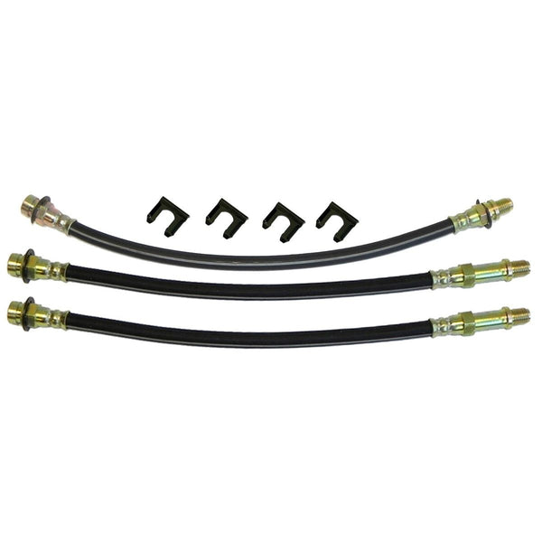 1960-61 Buick Full-size Electra  LeSabre Wildcat Front Drum  Rear Drum 3 hose Kit 7pc