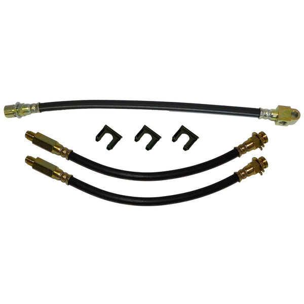 1967 Buick Full-size Electra LeSabre Wildcat Front Drum 3 hose Kit 6pc