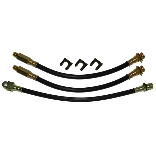1968 Buick Full-size Electra LeSabre Wildcat Front Drum 3 hose Kit 6pc