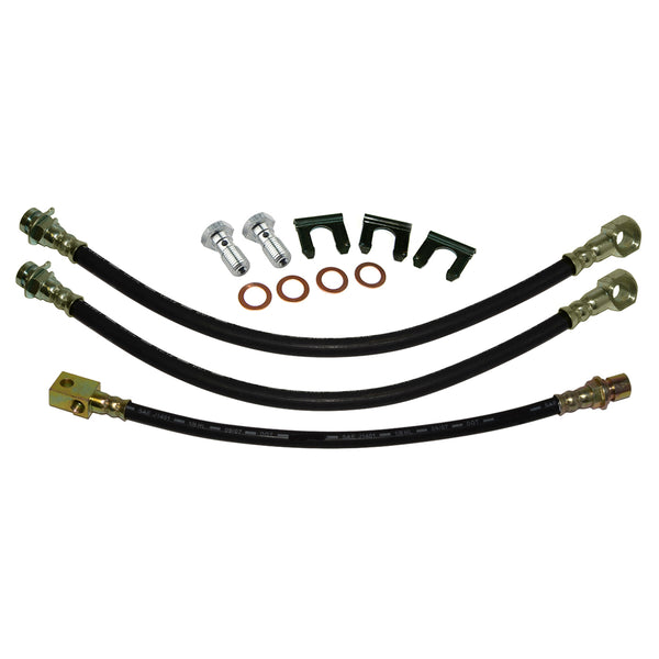 1974-78 Chevrolet Camaro Pontiac Firebird, 1976-78 El Camino Monte Carlo 1975-78 GM X-Body Rubber Brake Hose Kit 12pc