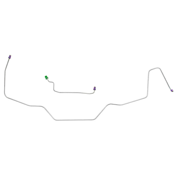 1968 Oldsmobile Buick A-Body 3/16" Right and Left Front Brake Lines 2pc, OE Steel