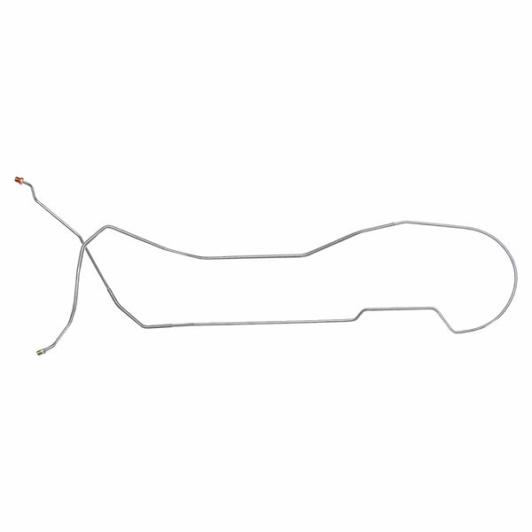 1969 Oldsmobile Cutlass Hardtop 1/4" Front to Rear Brake Line 1pc, OE Steel