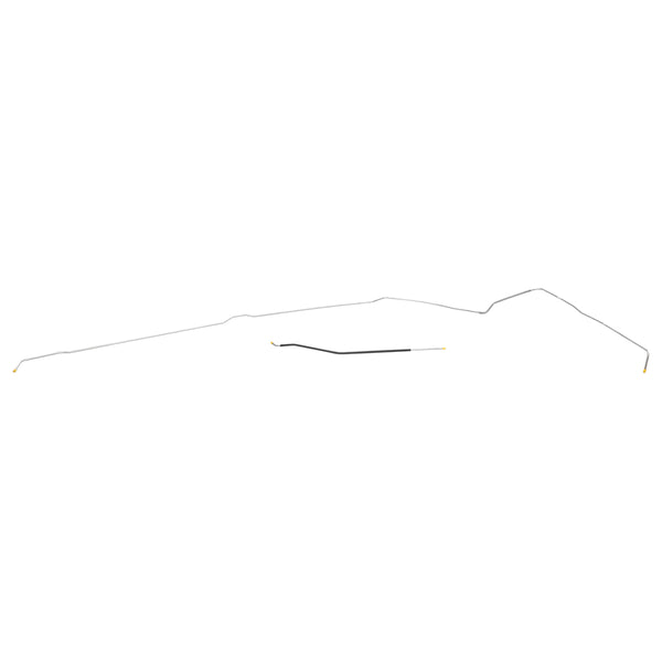 1968-69 Oldsmobile Cutlass 442 F85 Convertible (PS Routing) 1/4" Fuel Return Lines 2pc, OE Steel