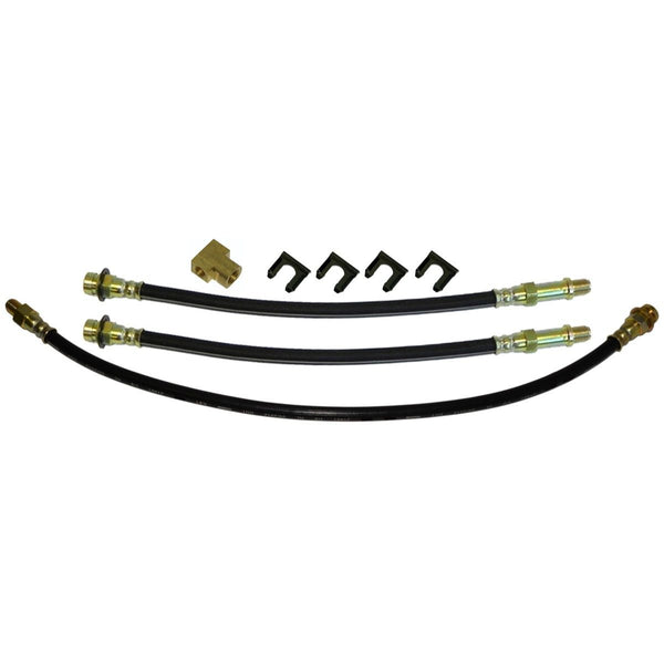 1961-65 Oldsmobile Full size 88 98 Front Drum 3 Hose Kit 8pc
