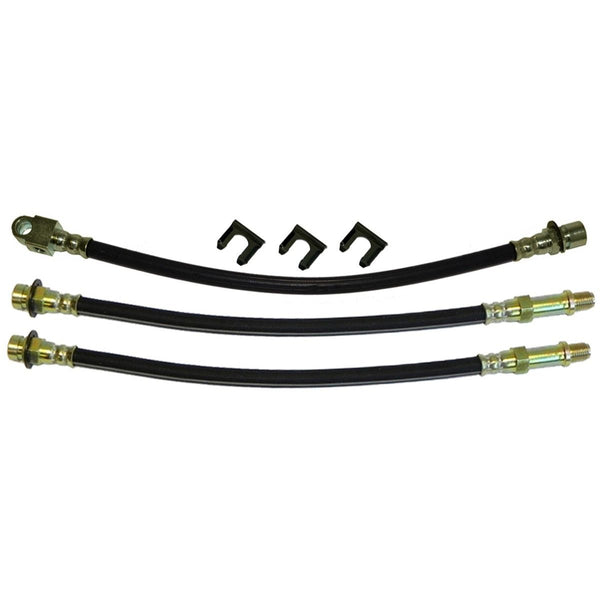 1966-69 Oldsmobile Full Size 88 98 Front Drum 3 Hose Kit 6pc