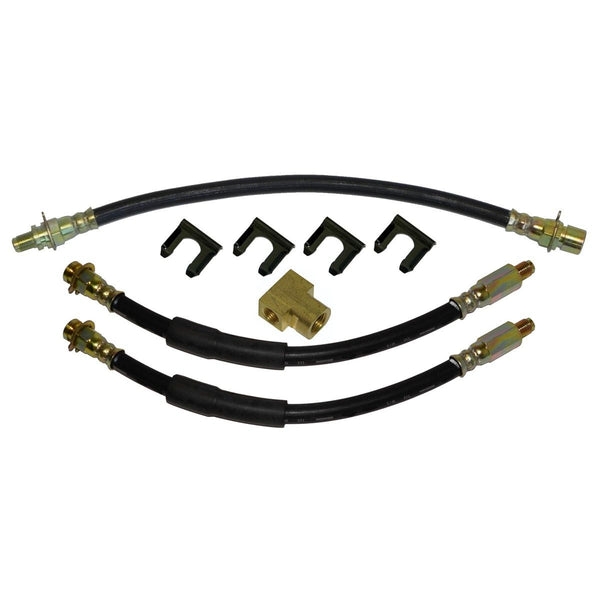 1967-70 Chevrolet / GMC Truck C30, Coil Rear End, 2wd, Front Drum Rear Drum 3 hose Kit.8pc