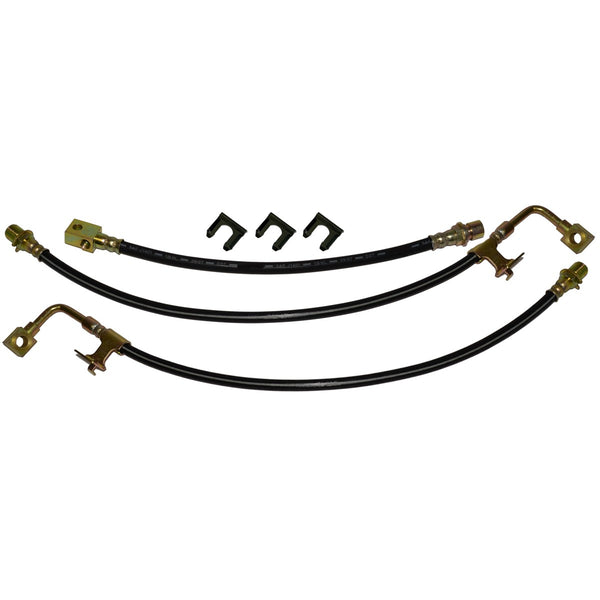 1973-80 Chevrolet GMC C10 C20 Truck, Blazer, Jimmy, Suburban 2wd 1/2-3/4 Ton front Disc Rear Drum 3 hose Kit. 6pc