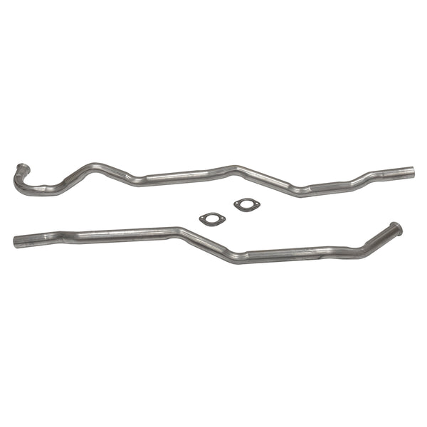 1970-72 Olds Cutlass 442 W-31 455 cid 2-1/4" Head Pipes With Flanges