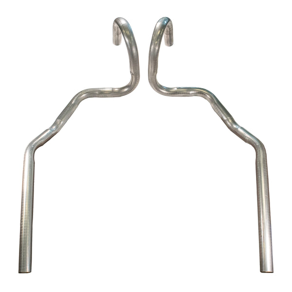 1970-72 Olds Cutlass/442/W-31 Stock 2" Tail Pipes With Cut Out Bumper